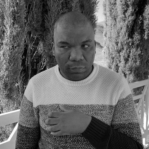 Black and white portrait of Nkhasi Sefuthi